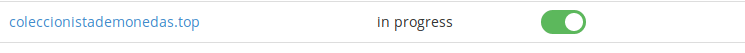 Vista del plugin de ssl de Namecheap